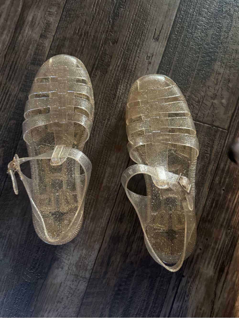 Jelly sandals from Target